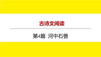 2022中考语文总复习 古诗文阅读-专题一 文言文阅读-第4篇 河中石兽 课件