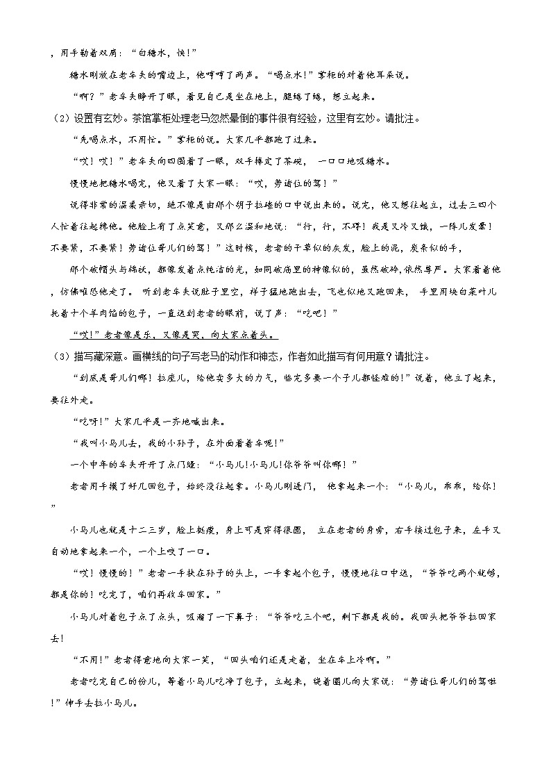 精品解析：2020年浙江省嘉兴市南湖区九年级中考一模语文试题（解析版+原卷版）03