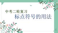 2022年中考语文第二轮复习专项：标点符号（共28张PPT）