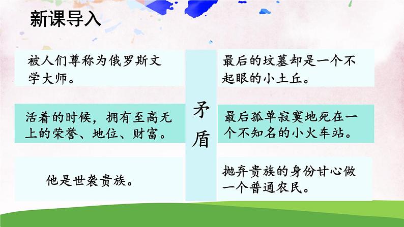 人教部编版 (五四制) 语文八年级上册8 列夫·托尔斯泰课件PPT02