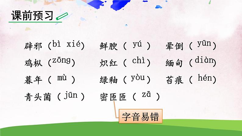 人教部编版 (五四制) 语文八年级上册17 昆明的雨课件PPT03