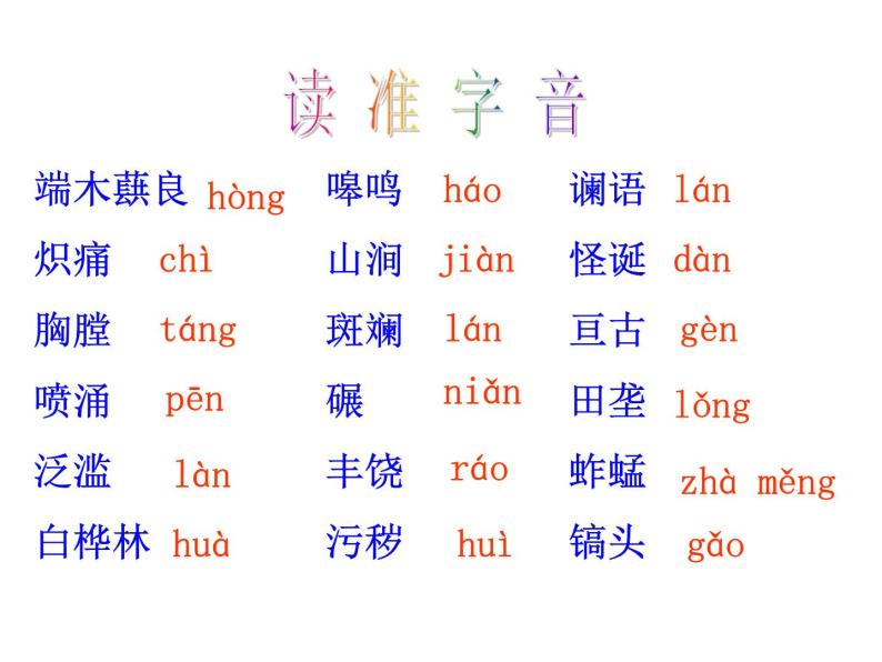 8.《土地的誓言 》2课时课件+教案+导学案+同步检测+素材 (2)04