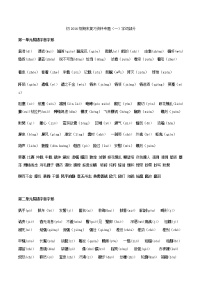 初2016级期末复习资料专题一(1)