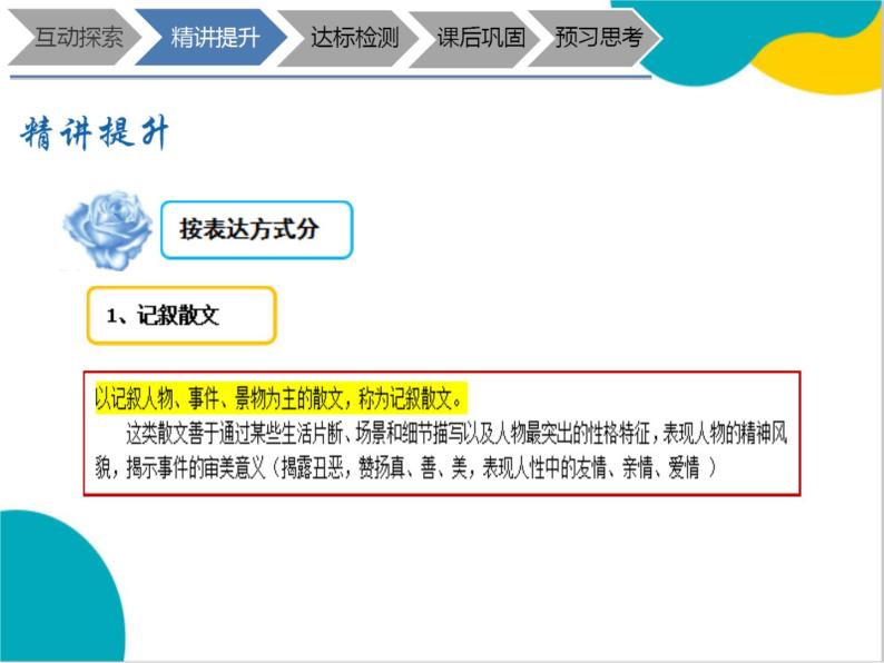 2021年暑假七年级语文衔接拔高（课件、教案、学案、练习）第9讲散文阅读之整体感知06