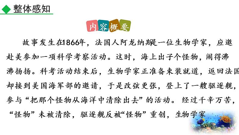 名著阅读《海底两万里》快速阅读 课件06