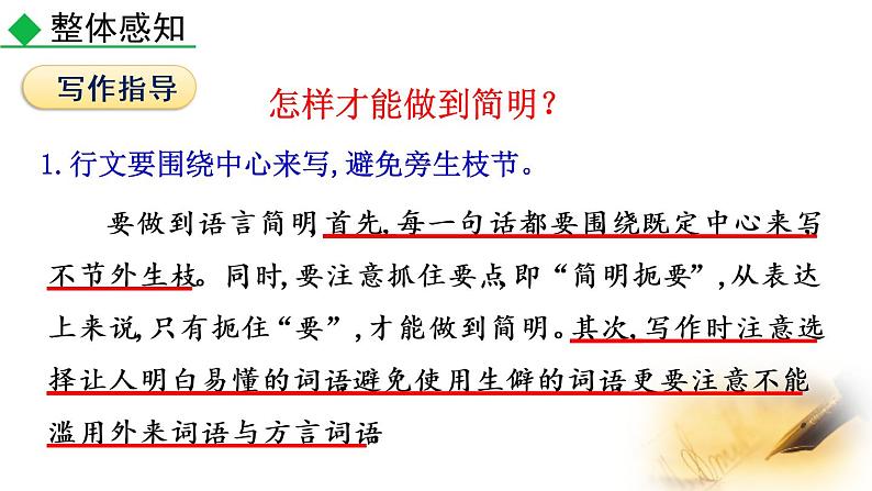 写作 语言简明 课件第5页