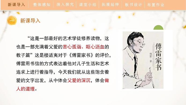 第三单元《名著导读〈傅雷家书〉》教学课件04