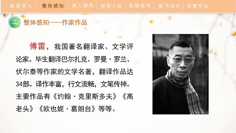 第三单元《名著导读〈傅雷家书〉》教学课件07