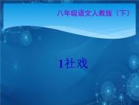 语文八年级下册1 社戏说课课件ppt