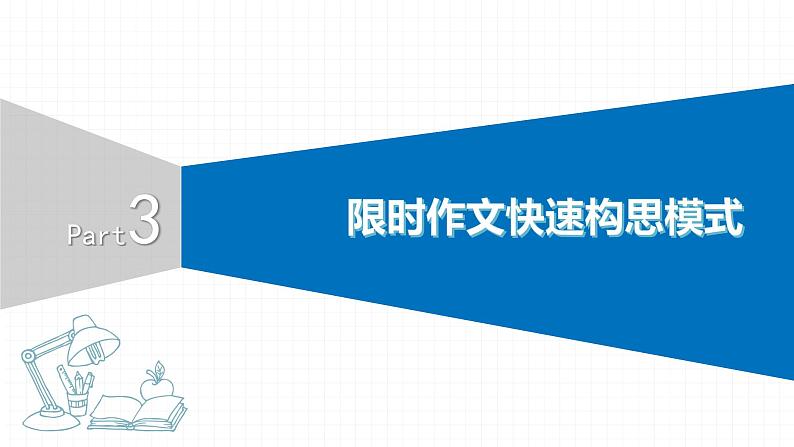 2022届初中语文一轮复习 专题九 作文（三）限时作文快速构思模式 精品课件03