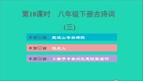 中考语文第18课时八下古诗词(三)课后练本课件