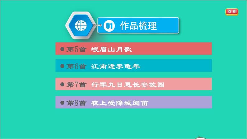 中考语文第2课时七上古诗词二课堂讲本课件第3页