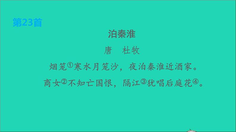 中考语文第8课时七下古诗词三课堂讲本课件第4页