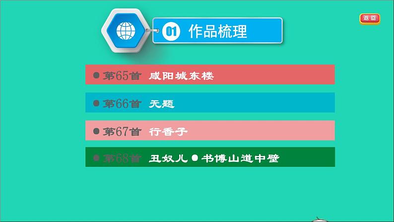 中考语文第23课时九上古诗词三课堂讲本课件第3页