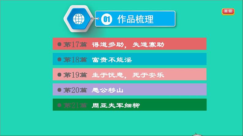 中考语文第15课时八上文言文二课堂讲本课件第3页