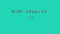中考语文阅读第44课时文学类文本阅读六课堂讲本课件