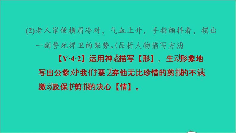 中考语文阅读第39_44课时文学类文本阅读课后练本课件第7页