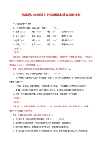 人教部编版八年级语文上册 第一学期期末考试复习质量综合模拟检测试题测试卷 (131)