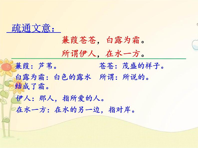 最新部编版初中语文八年级下册 三单元《〈诗经〉二首》第二课时课件07