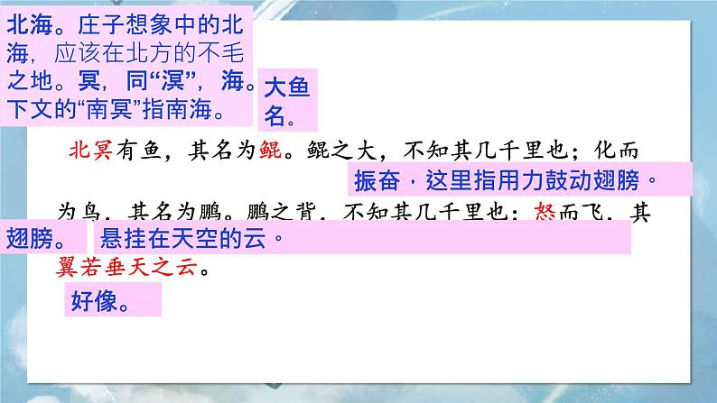 21《北冥有鱼》课件-八年级下册语文部编版第5页