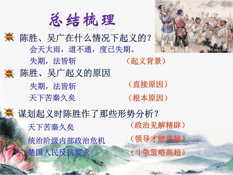 第22课 陈涉世家（第二课时） 九年级语文下册同步课堂优质课件第8页