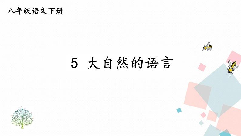 统编八语下 5 大自然的语言【第二课时】第1页