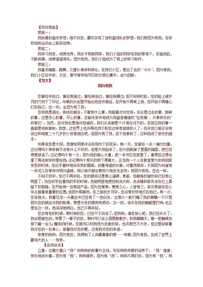 专题二十 命题作文第2页