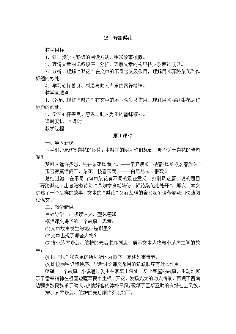 15驿路梨花教案01