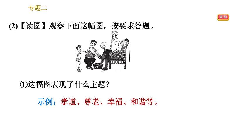 人教版七年级下册语文 期末专题训练 2.专题二 语文综合运用 习题课件第4页
