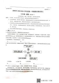 广东省深圳市2020-2021年度九年级上学期期末测试语文模拟一（PFD版无答案）