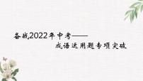 2022年中考语文复习专题-成语运用题专项突破课件（共74页）