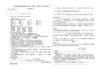 青海省西宁市湟中区田家寨中学2020-2021学年九年级下学期第一次月考语文试卷（无答案）