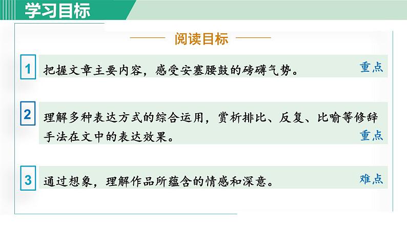 部编版八年级语文下册 第1单元 3安塞腰鼓 课件02