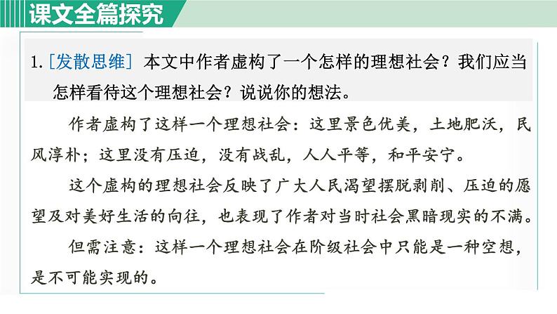 部编版八年级语文下册 第3单元 9桃花源记 课件05