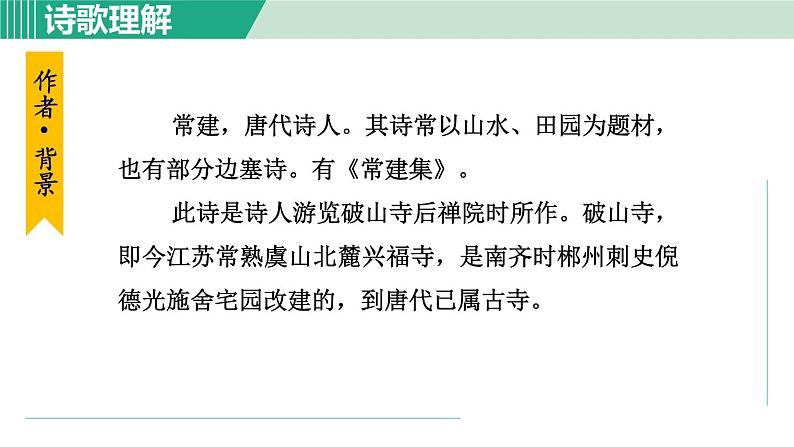 部编版八年级语文下册 第6单元 课外古诗词诵读 课件第5页