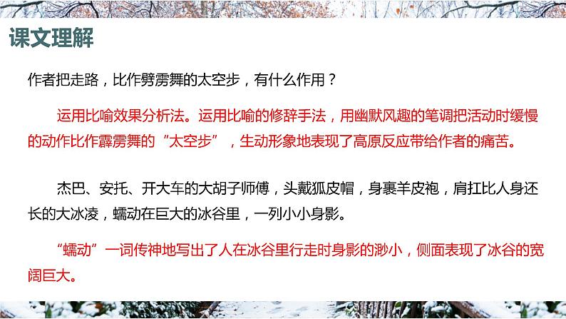 18.在长江源头各拉丹冬 课时2 初中语文人教部编版（五四制）八年级下册（2022年）课件PPT08