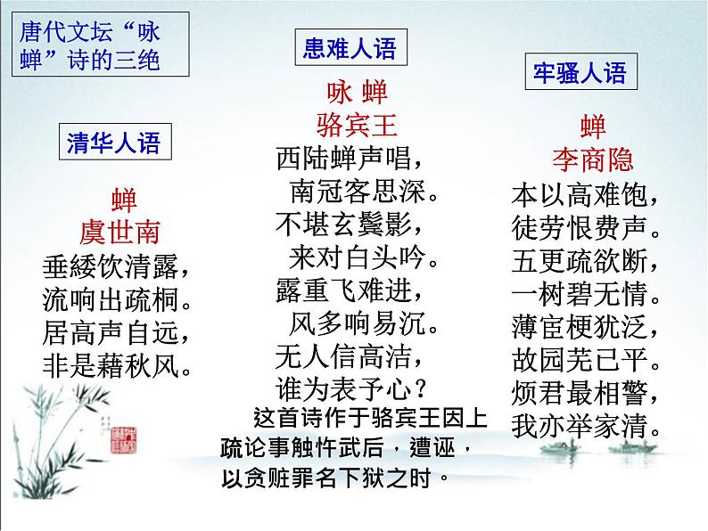 2022年中考语文一轮复习：诗歌常考六大题材之咏物诗（济南专用）（共43张PPT）第7页