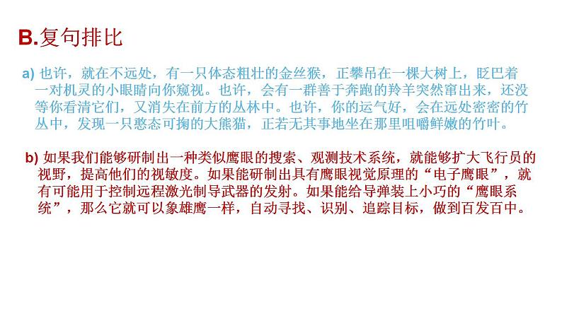 2022年中考语文一轮专题复习：排比修辞专题复习（共24张PPT）第5页