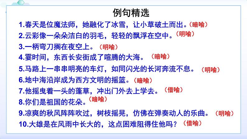 2022年中考语文一轮专题复习：常见修辞手法课件（共23张PPT）05