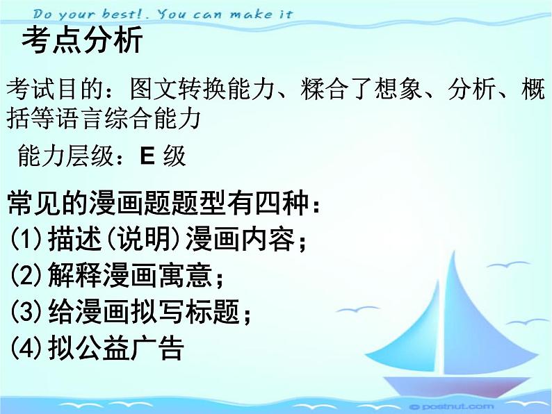 2022年中考语文二轮专题复习：语文漫画题解题技巧（共45张PPT）第2页