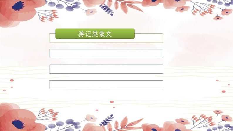 2022年中考语文一轮复习：游记类散文解题方法和技巧（共33张PPT）第2页