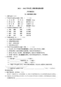 河南省驻马店市确山县2021-2022学年八年级上学期期末语文试题（word版 含答案）