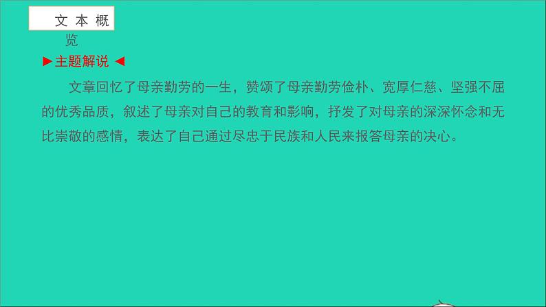 回忆我的母亲PPT课件免费下载03