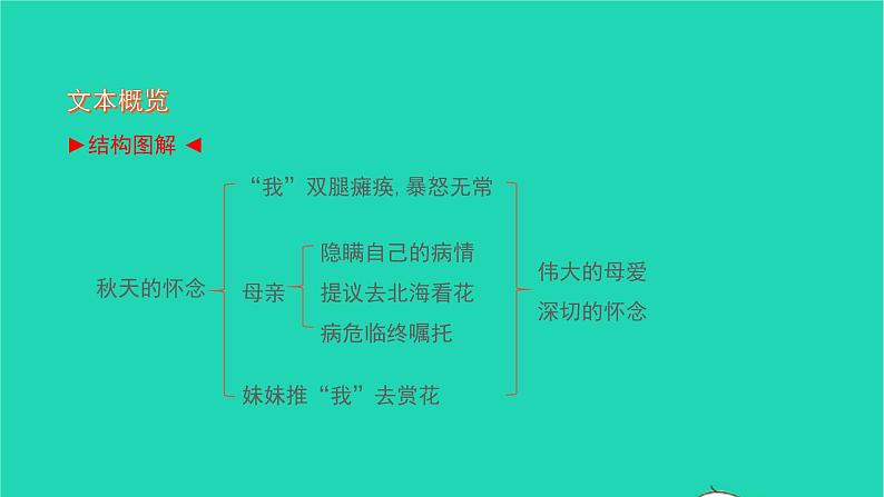 2021七年级语文上册第二单元5秋天的怀念习题课件新人教版02