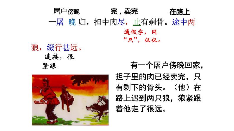 七年级语文·上册    《狼》课件PPT05