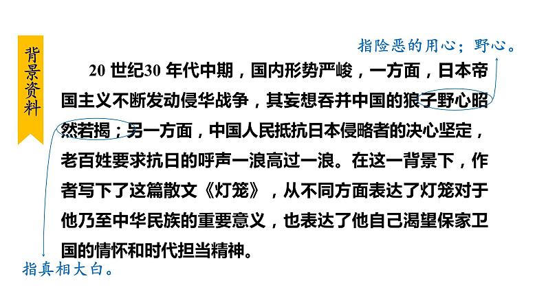 部编版八年级语文下册课件----4.灯笼08