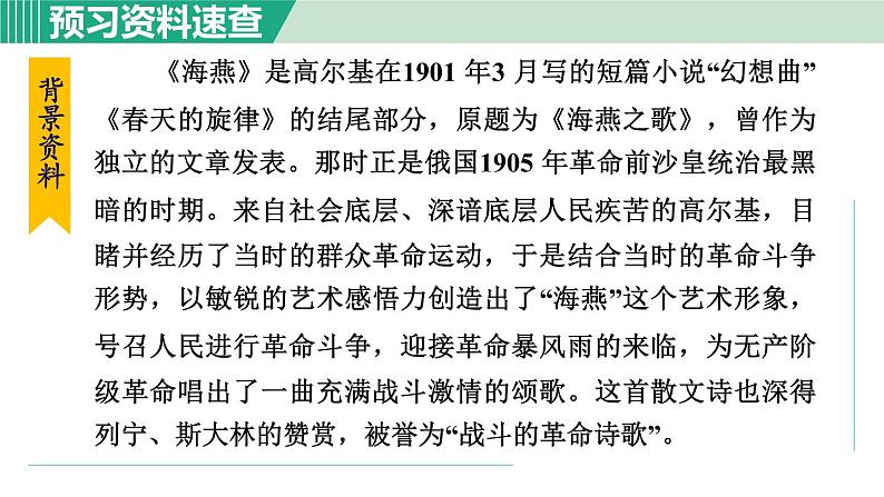 部编版九年级语文下册 第1单元 4海燕 课件07