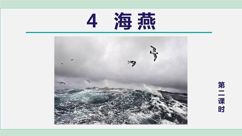 部编版九年级语文下册 第1单元 4海燕 课件01