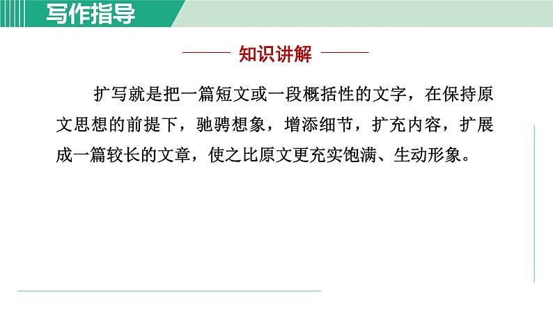 部编版九年级语文下册 第1单元 写作 学习扩写 课件第3页