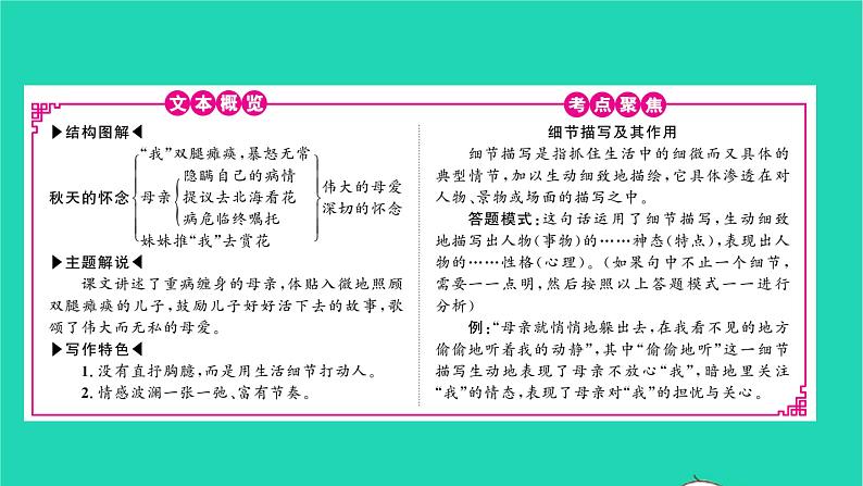 秋天的怀念免费PPT课件下载02